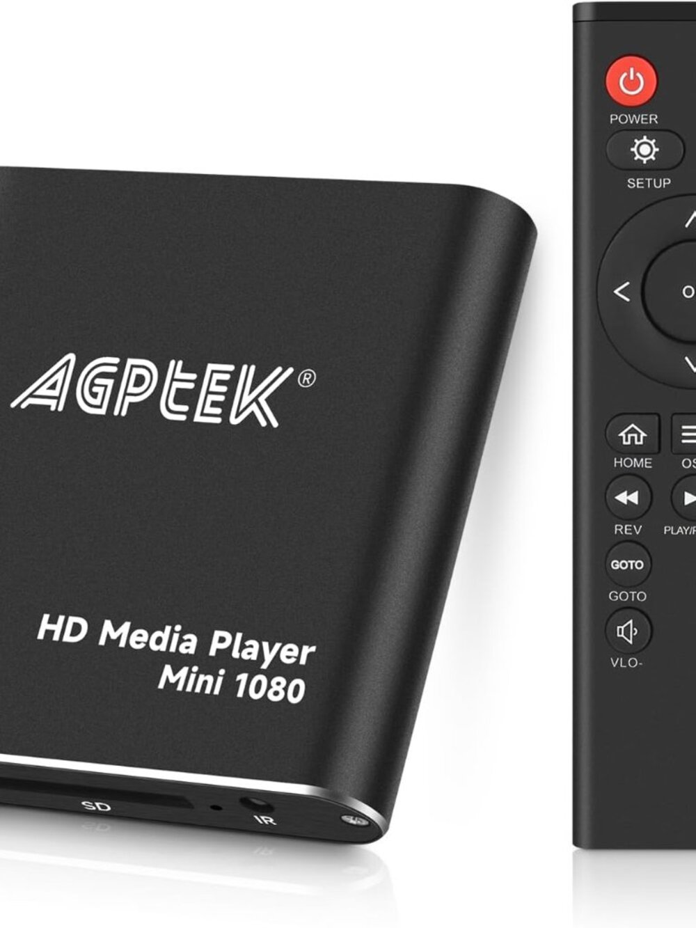 HDMI Media Player, Black Mini 1080p Full-HD Ultra HDMI Digital Media Player for